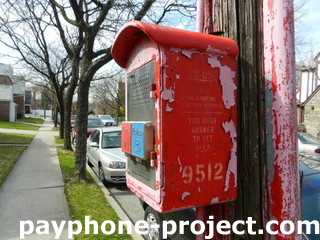 Callbox #9512, near Dieterle Crescent and Carlton Street  