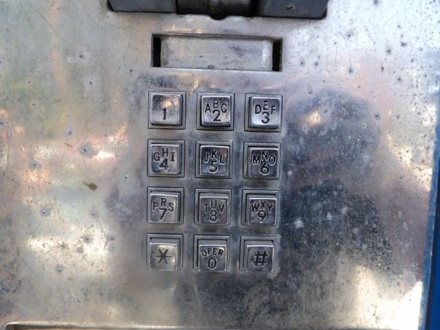 Prime Telecoin Services. Abandoned Payphone.