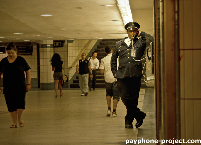 Rockefeller Center Payphone User