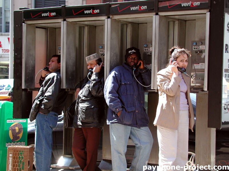 Talking on the Verizon. C. 1995/1996