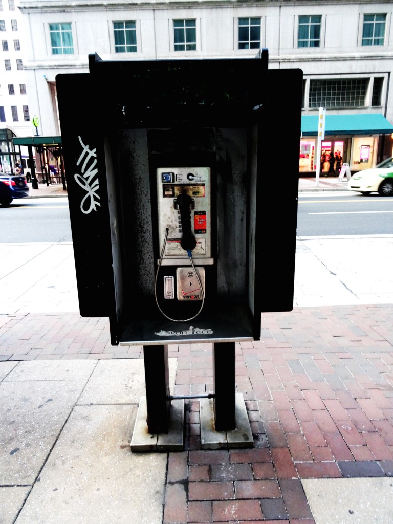 Abandoned Verizon Payphone. Philadelphia