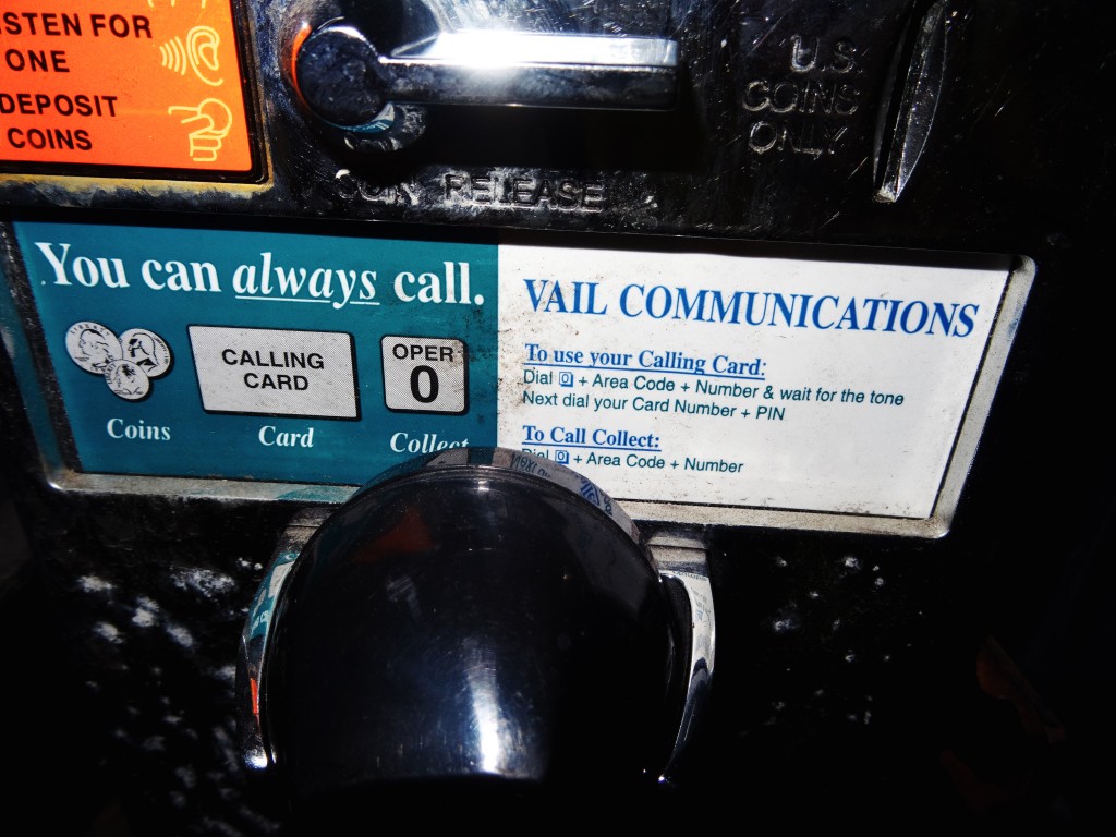 Vail Communications Payphone.