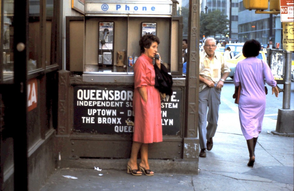 NYC Nostalgia: 1980s Payphone User