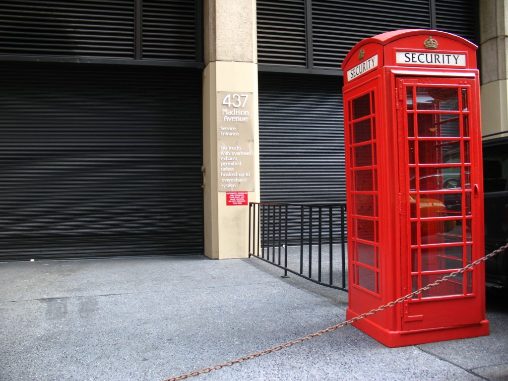 Midtown british Phone Box
