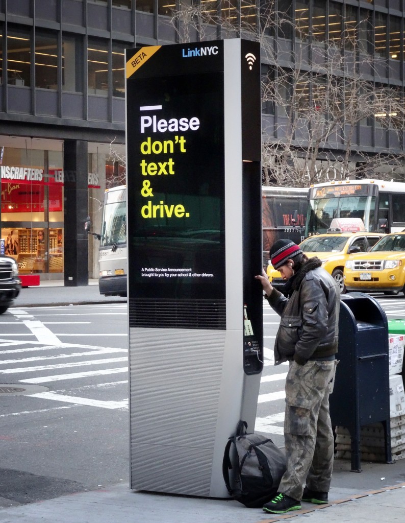 Listening to a LinkNYC