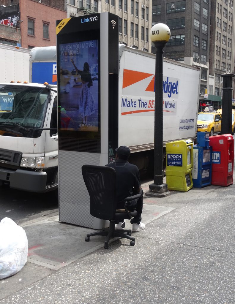 Eighth Avenue LinkNYC: Make Yourself At Home. Eighth Avenue LinkNYC: Make Yourself At Home.