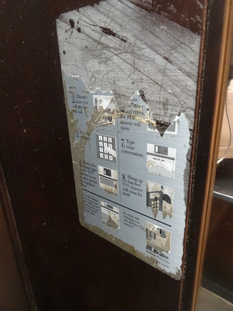 Ultratec Pay Phone TDD/TTY Instructions.