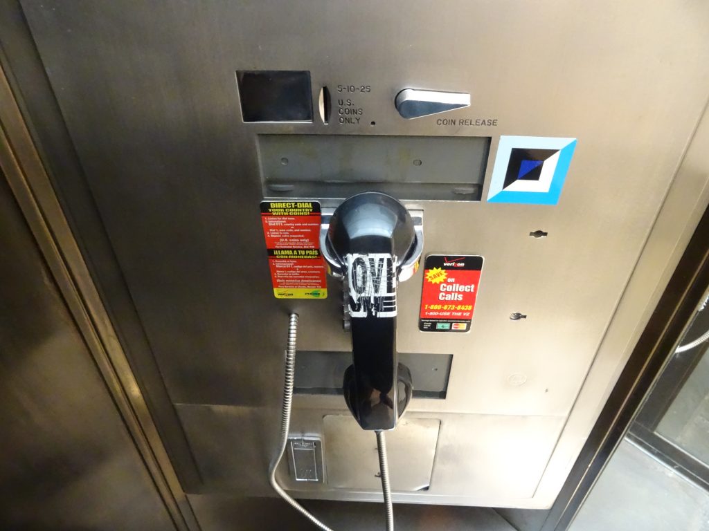 Non-Working Payphone at the Met Breuer Museum. May, 2016.