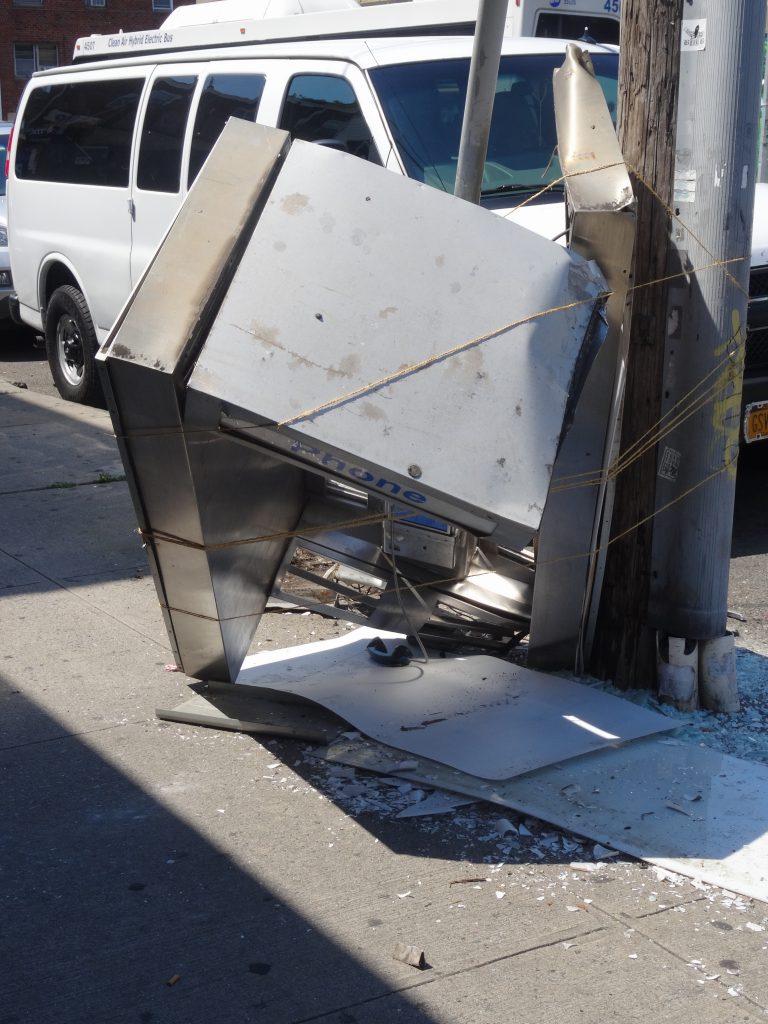 Payphone Down: Broadway in Astoria