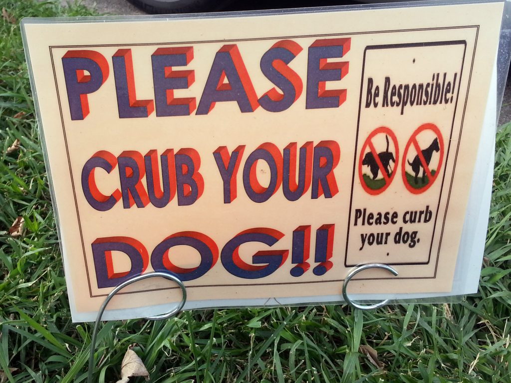 CRUB YOUR DOG