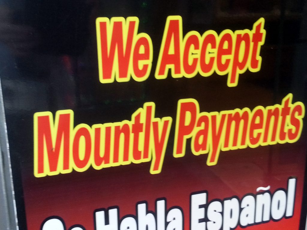 MOUNTLY PAYMENTS