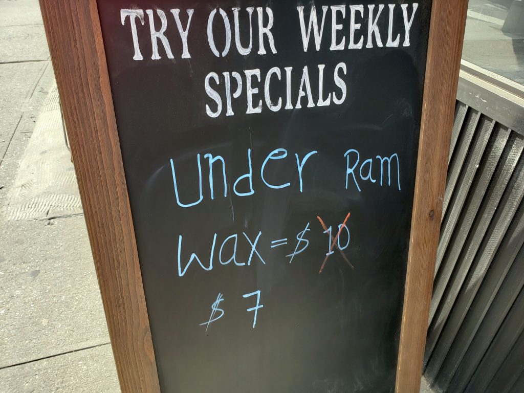 UNDER RAM WAX