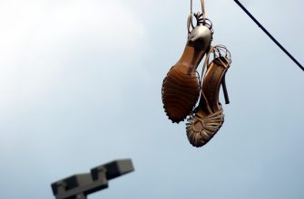 Shoes Dangling From a Wire